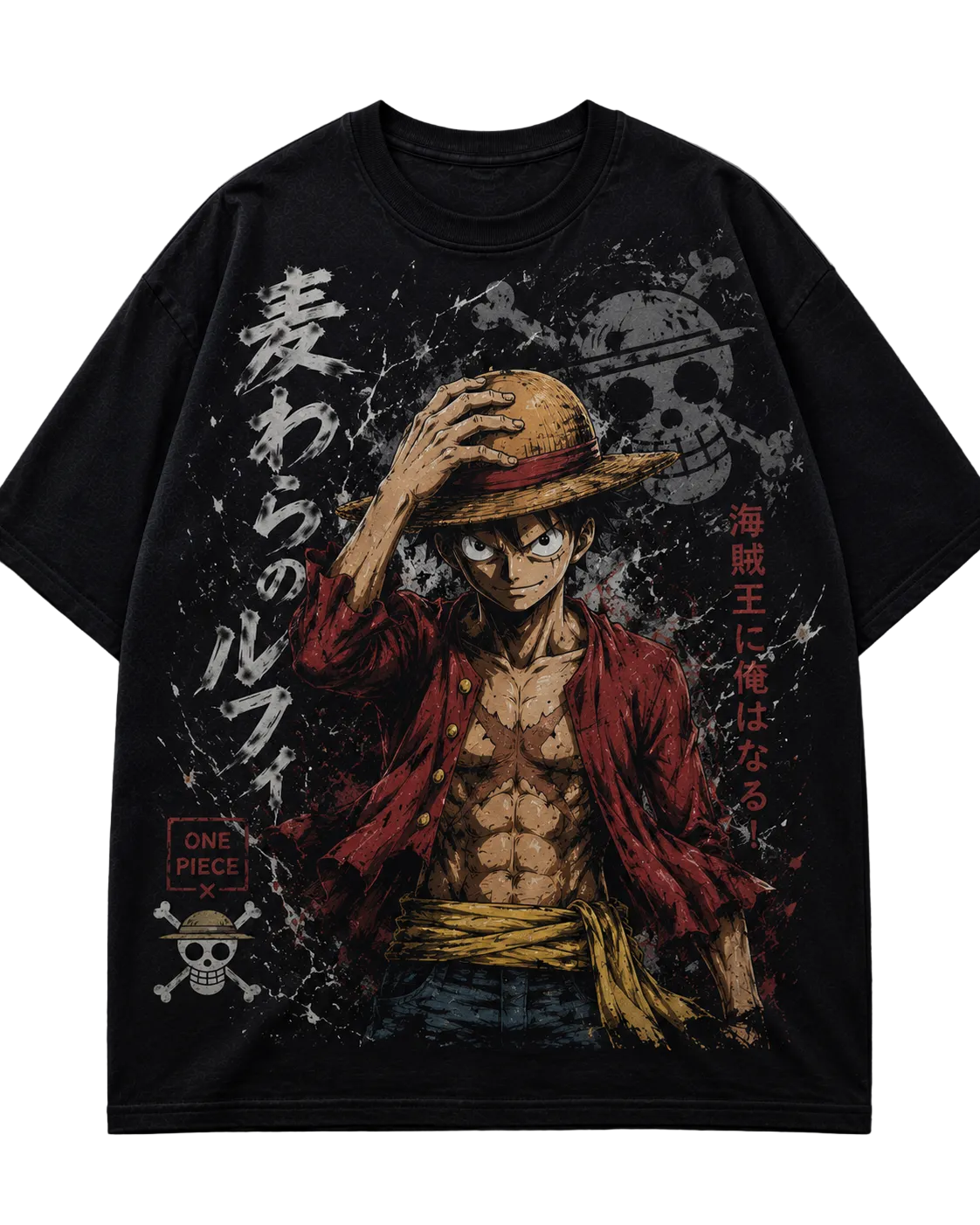 T-shirt Over Size Luffy One Piece